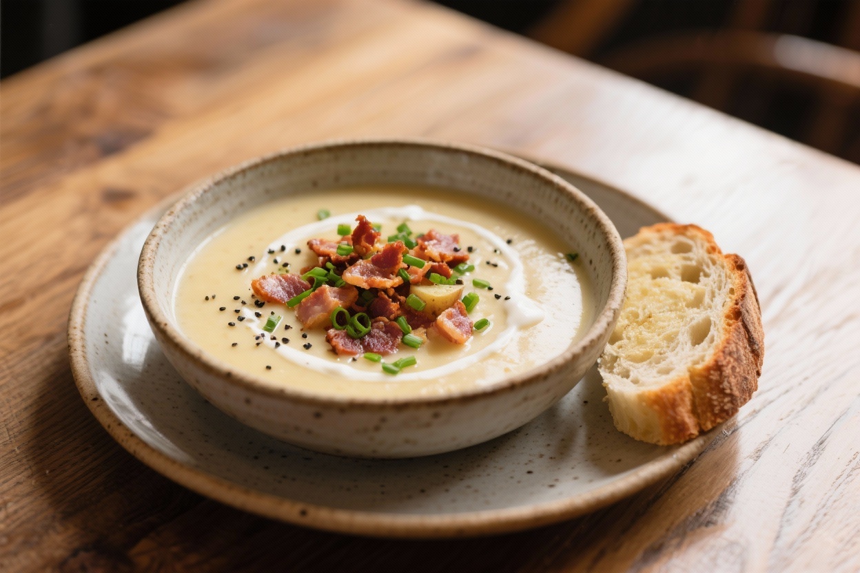 creamy potato soup with cream cheese