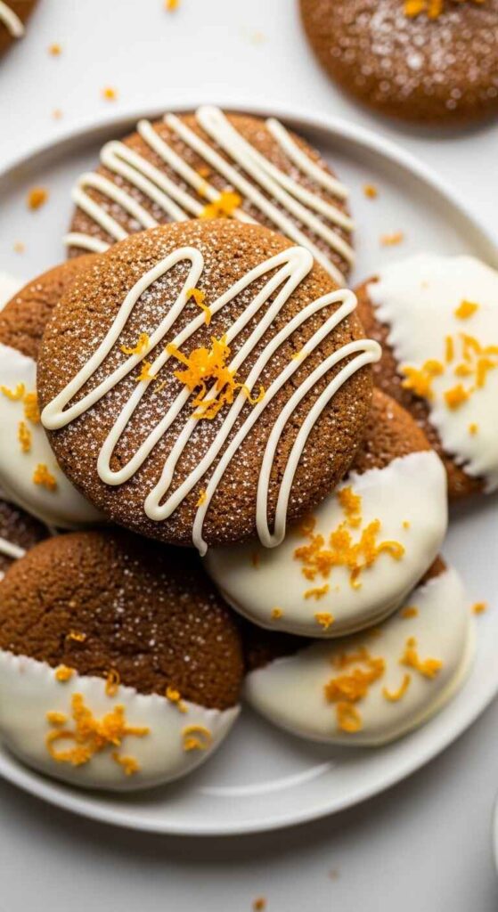 glaces soft vegan gingerbread cookies