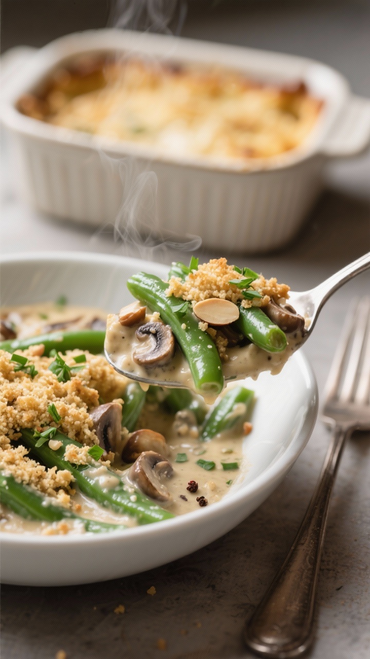 Easy healthy green bean casserole