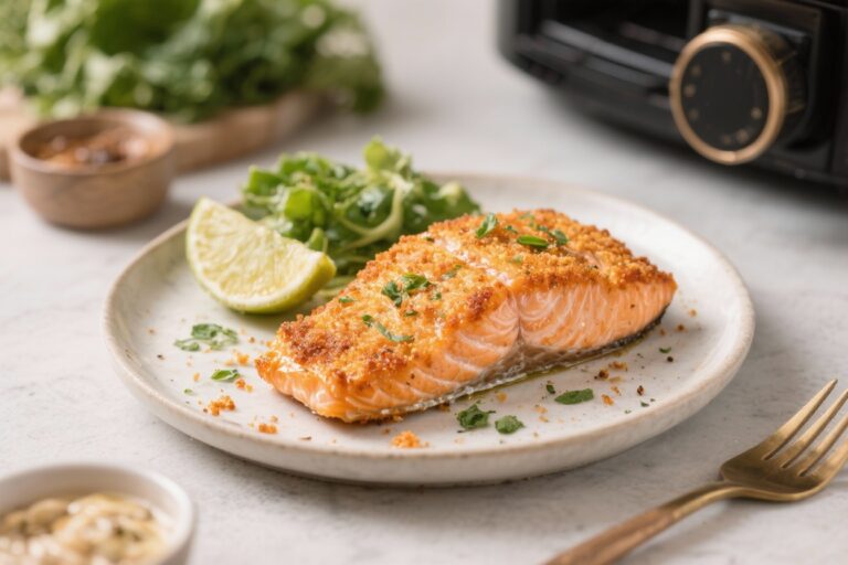 Crispy Easy Air Fryer Salmon Recipe