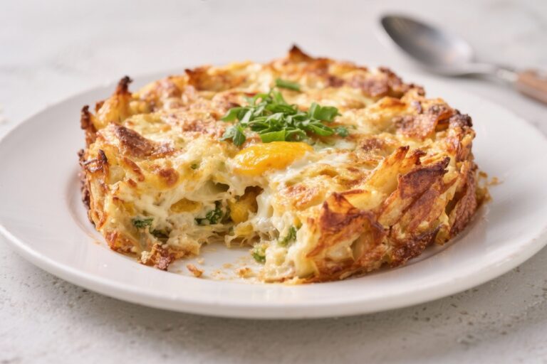 Healthy Hashbrown Breakfast Casserole