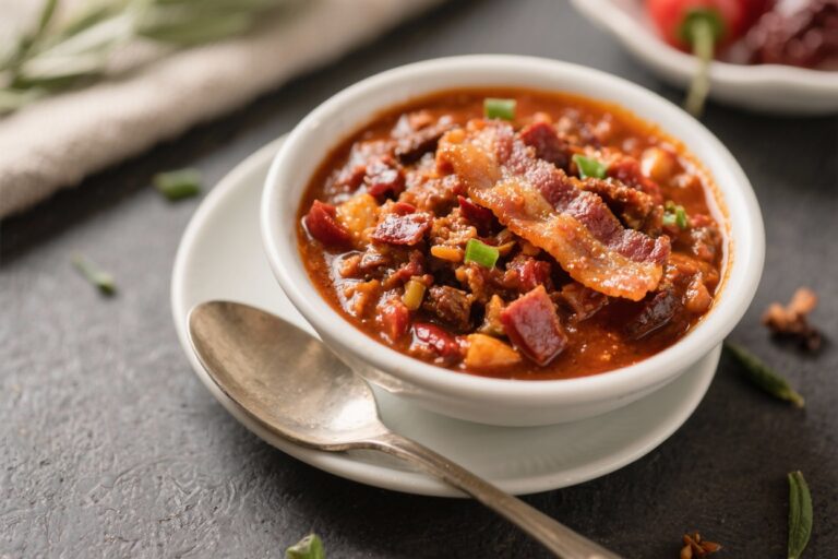 Smoky Chili Recipe with Bacon