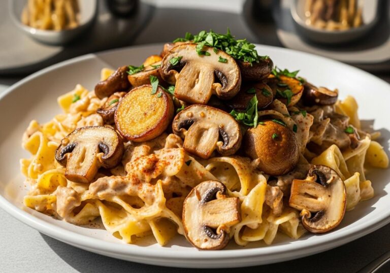vegetarian stroganoff recipe