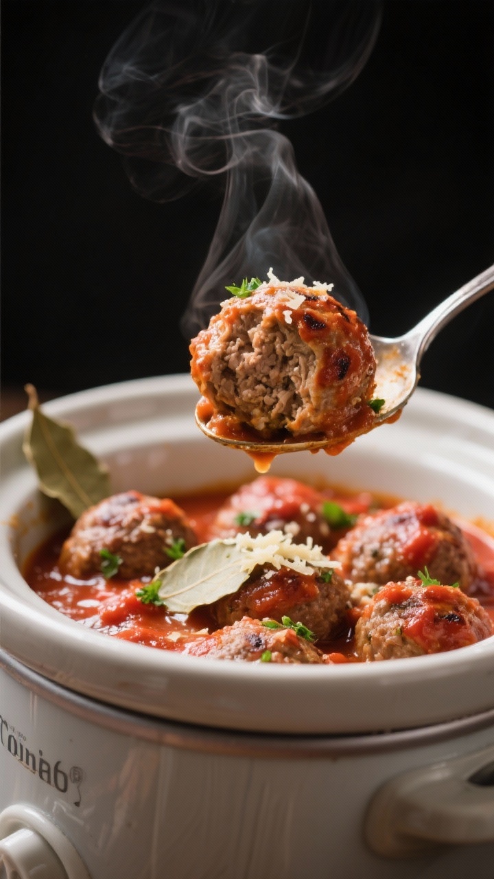slow cooker meatballs