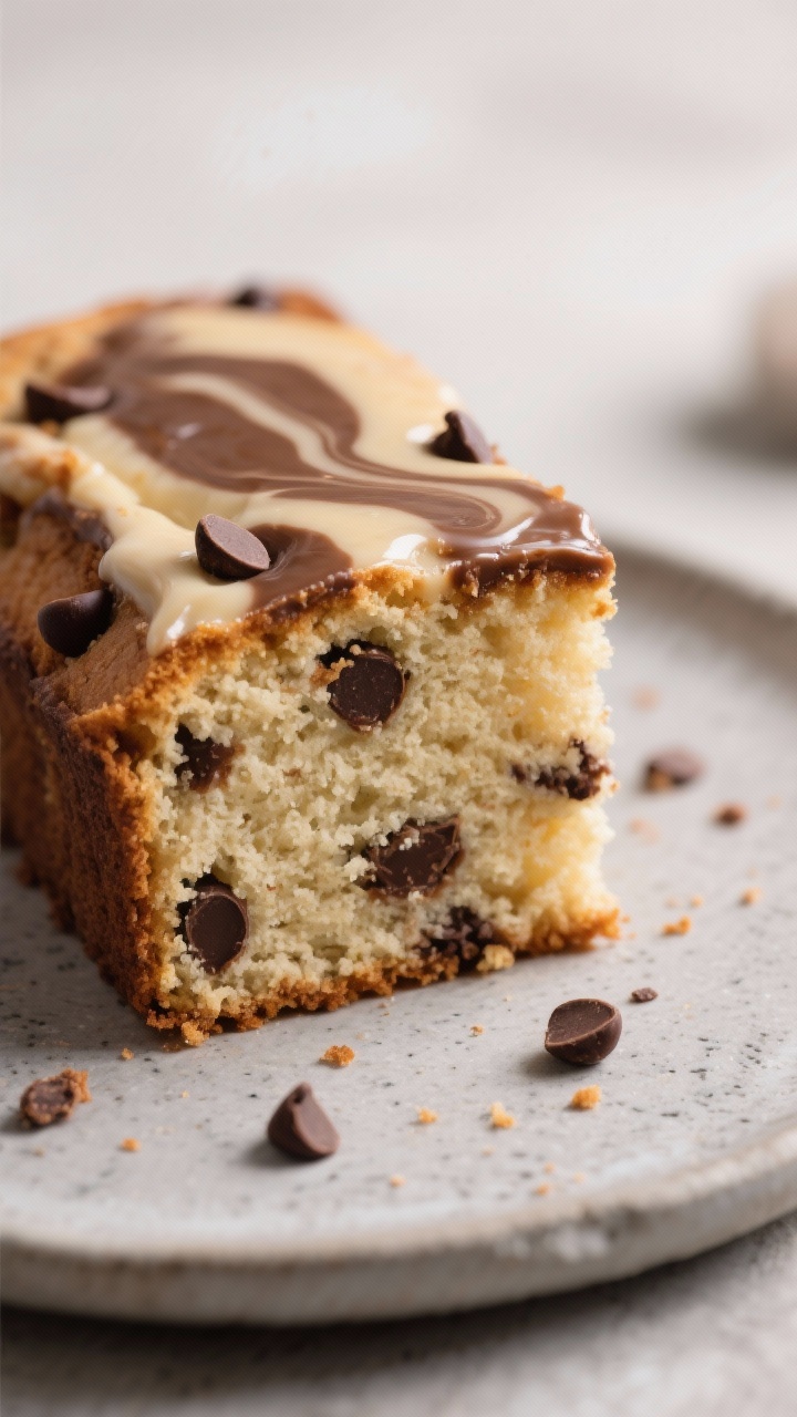 Close-up detail of high protein cake