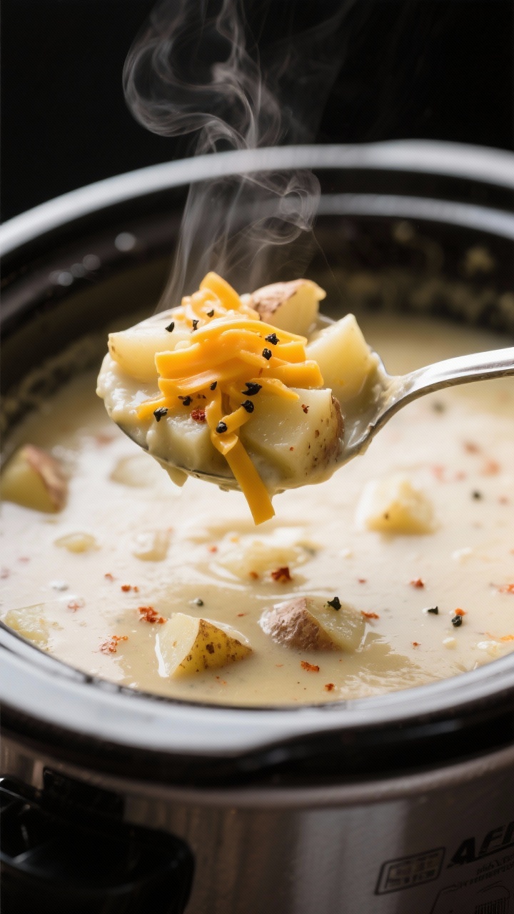 slow cooker baked potato soup