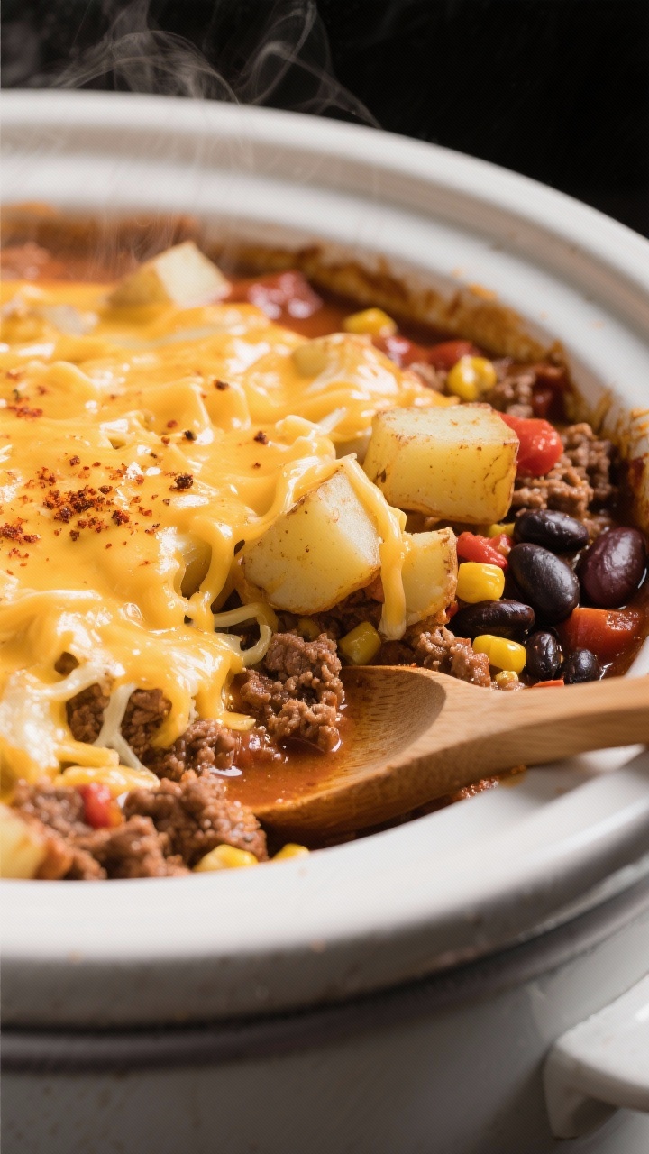 slow cooker cowboy casserole
