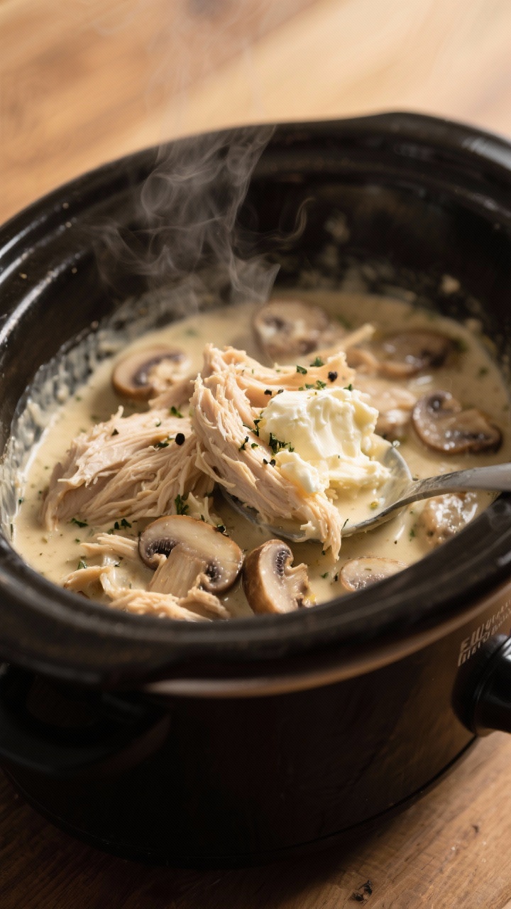 slow cooker creamy chicken