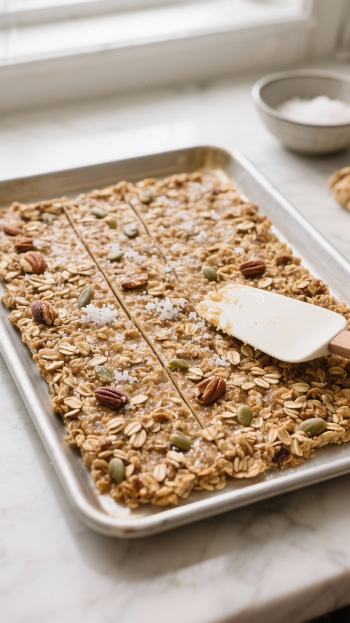 Cooking process of high protein granola