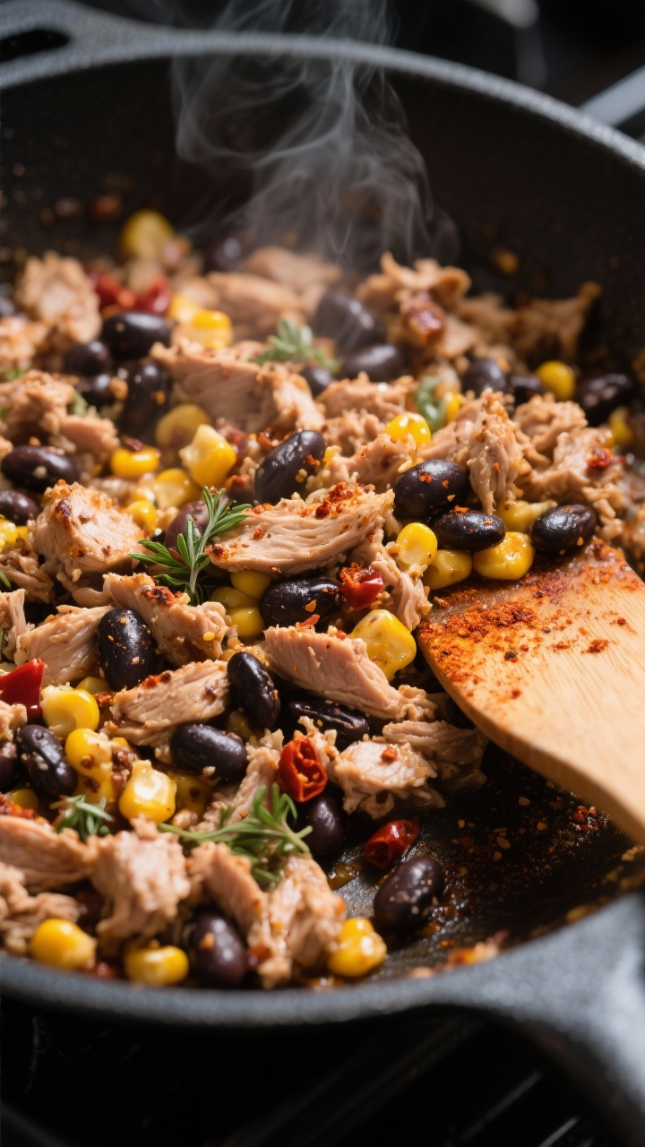Cooking process of loaded high protein nachos