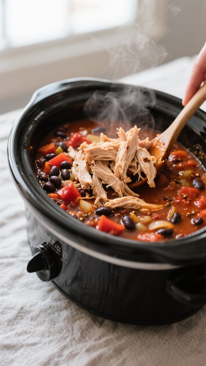 slow cooker chicken chili