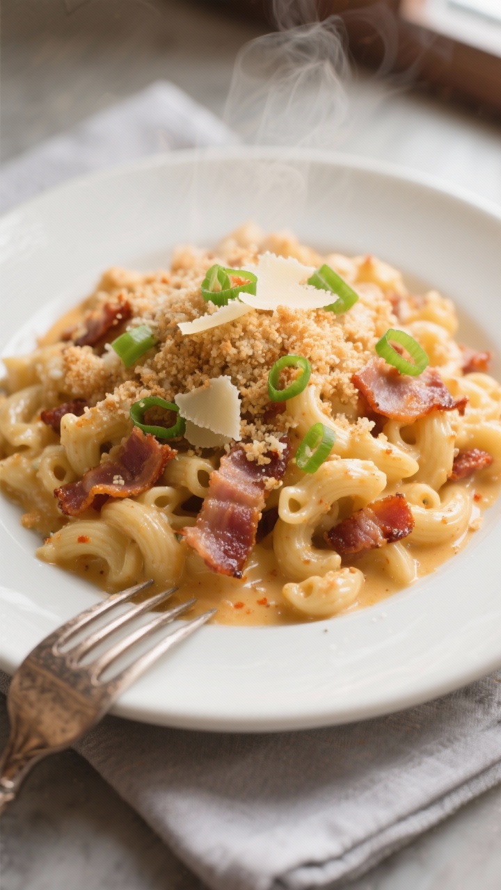 mac and cheese with bacon recipe dinner