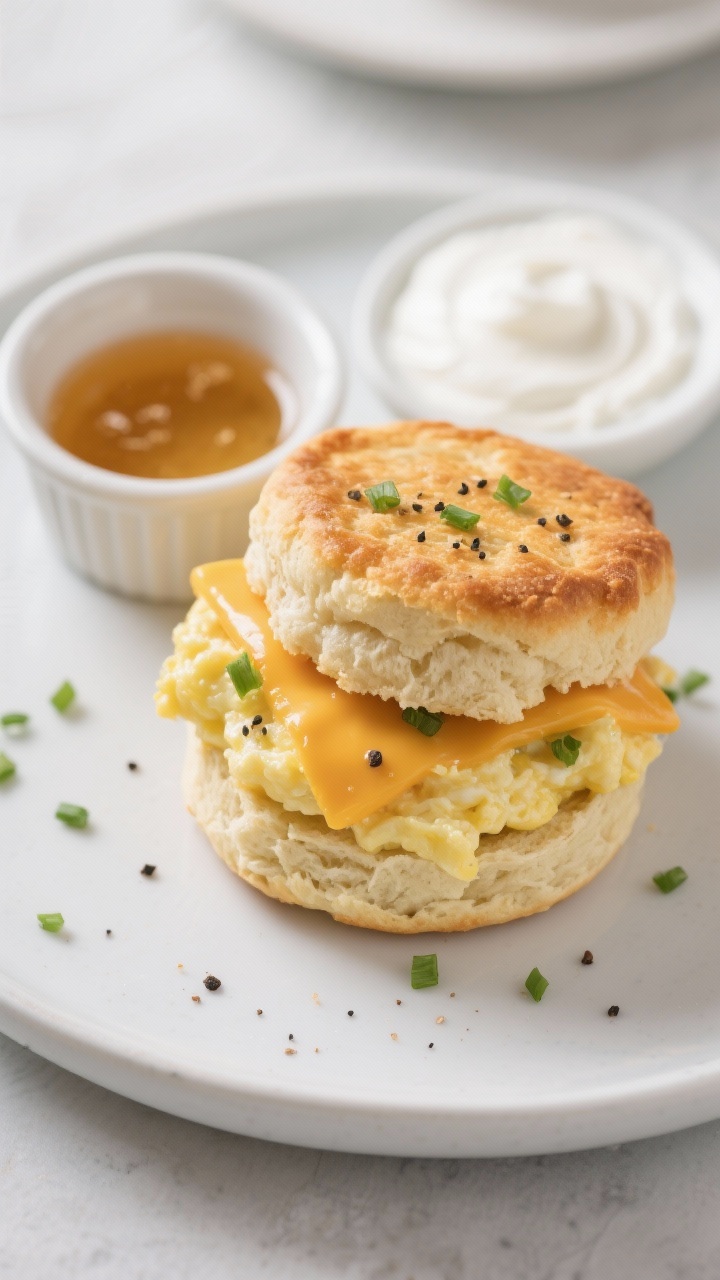 high protein egg biscuits for breakfast