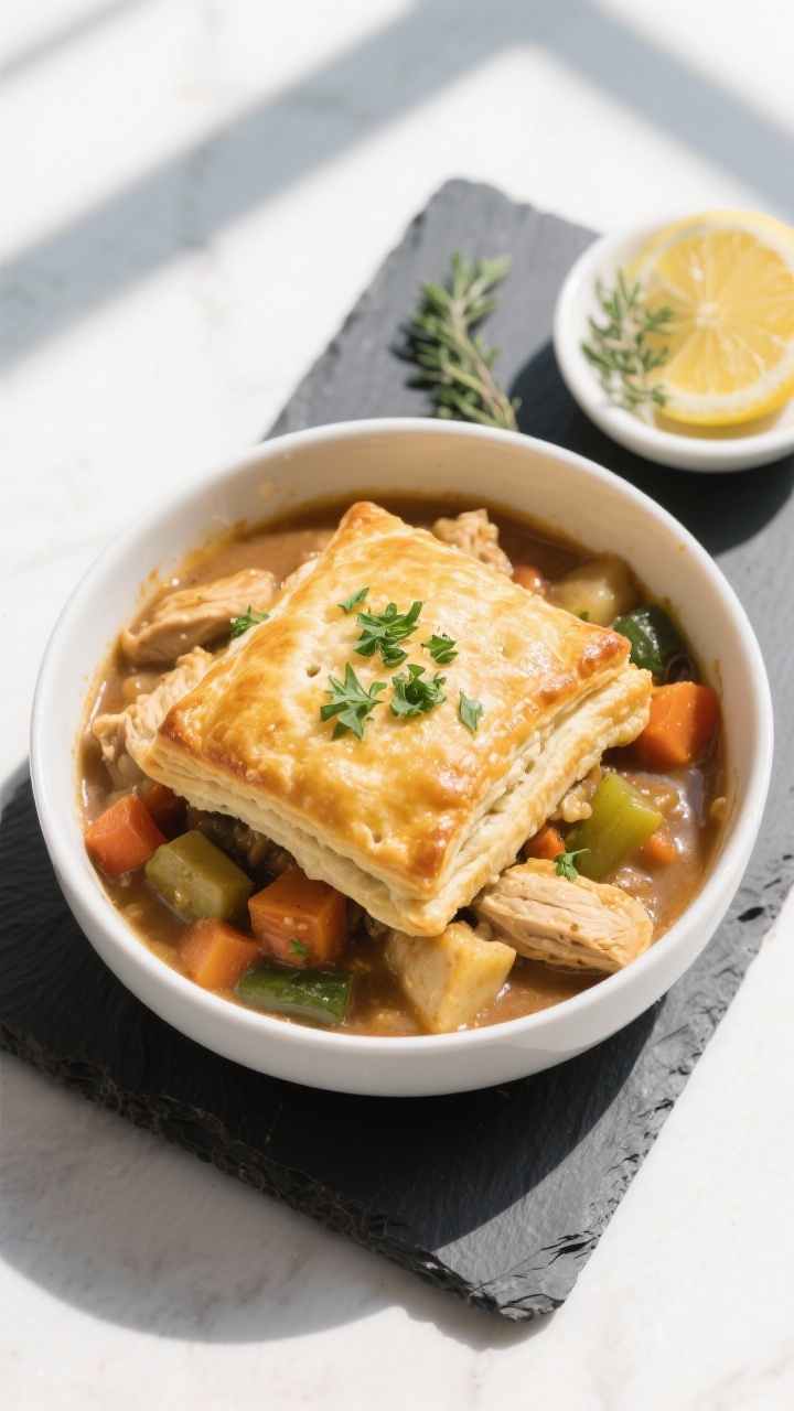 slow cooker chicken pot pie