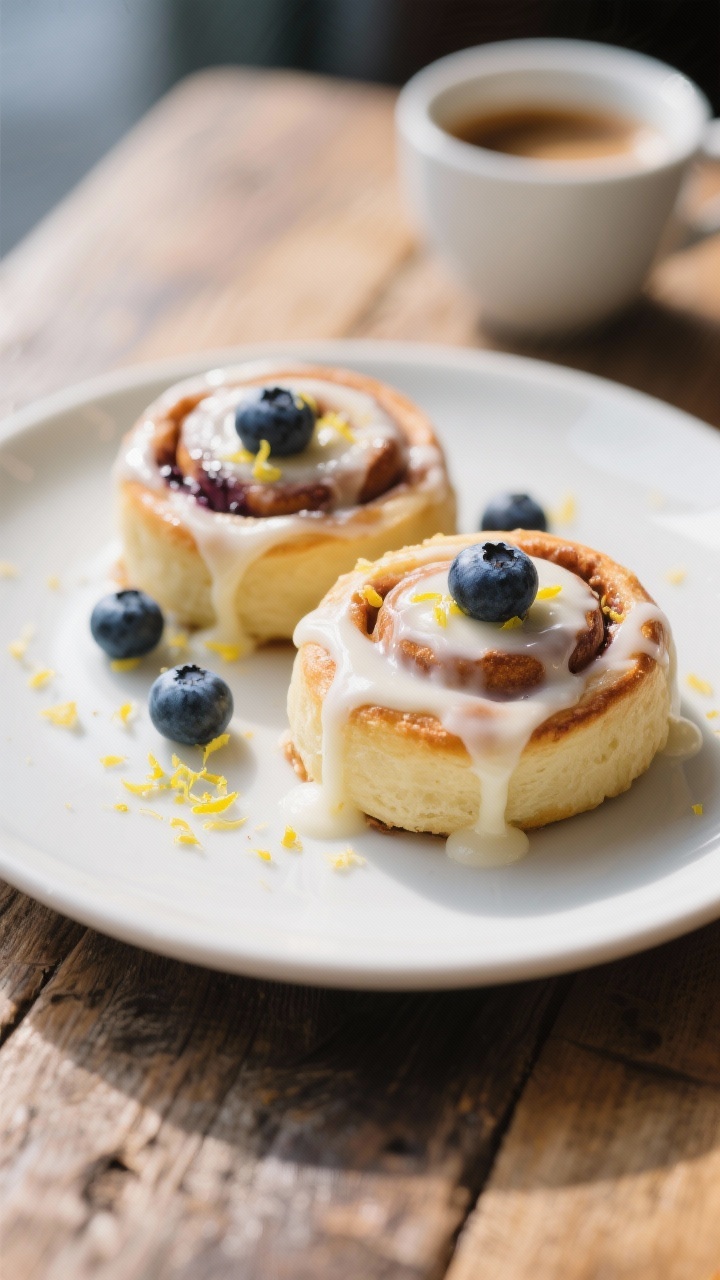 Delicious and easy blueberry cinnamon rolls