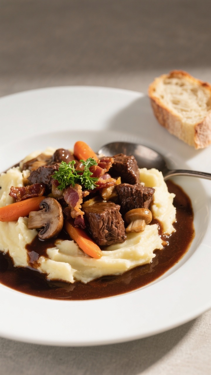 Slow Cooker Beef Bourguignon Recipe