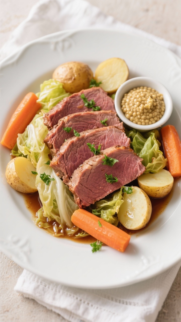 Easy slow cooker corned beef and cabbage 