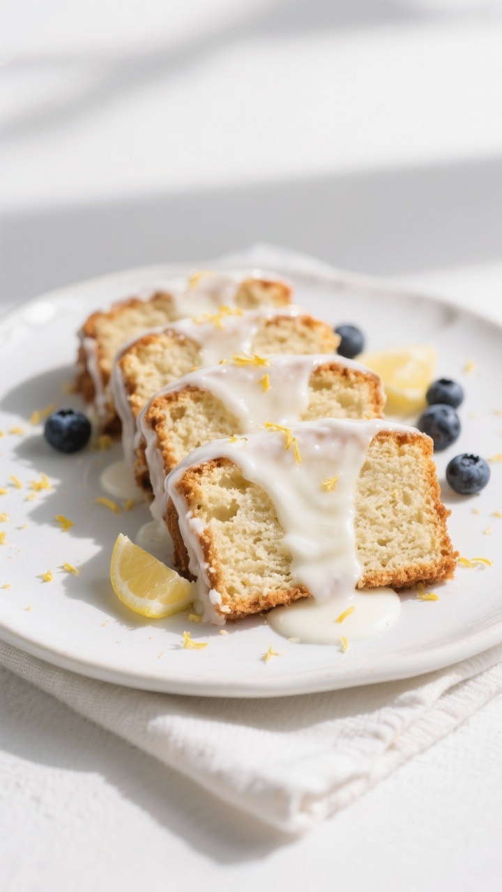 Final presentation of high protein cake