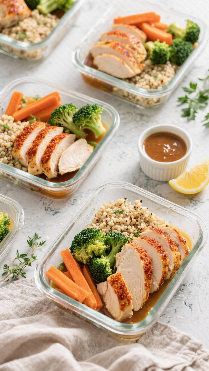 slow cooker chicken breast meal prep
