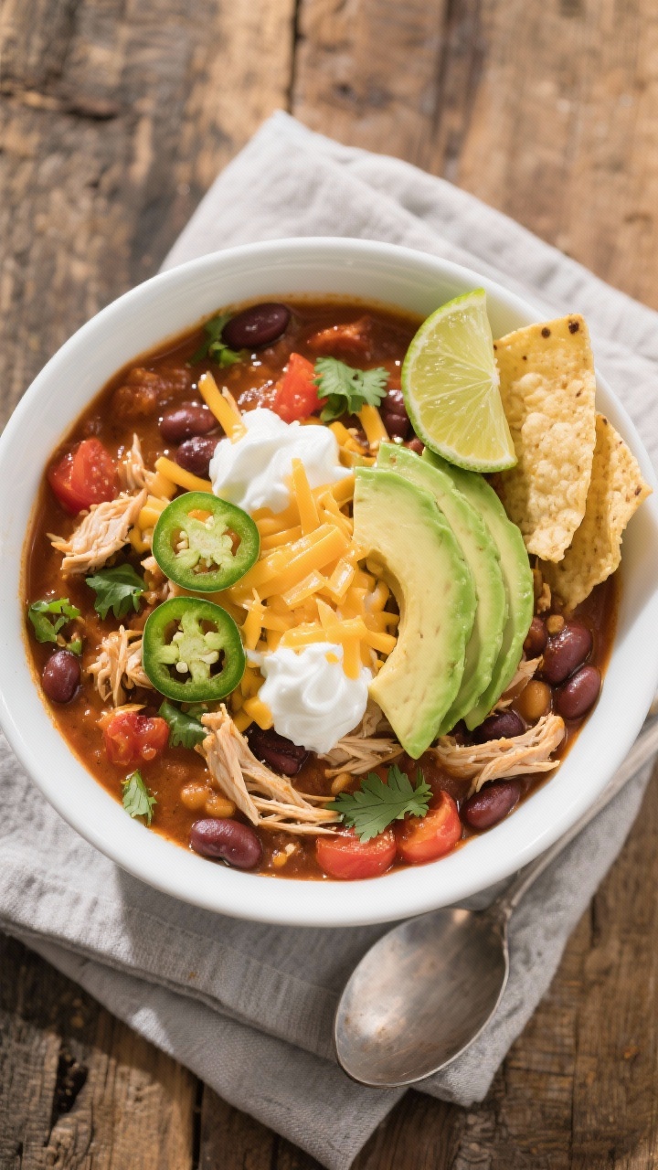 slow cooker chicken chili recipe