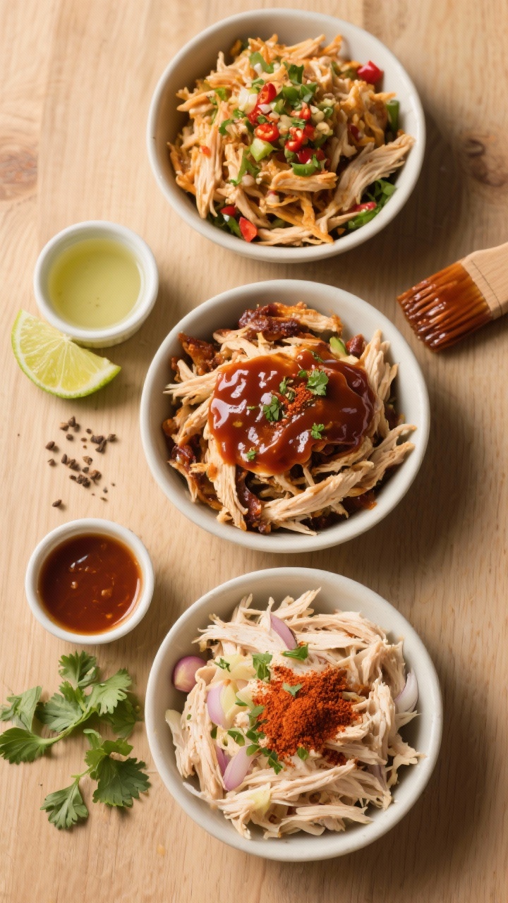 slow cooker shredded chicken