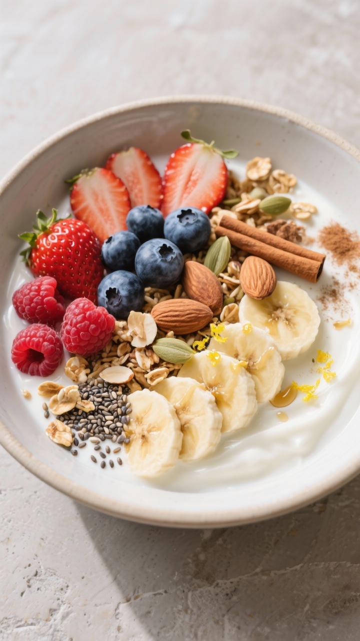 high protein yogurt bowl