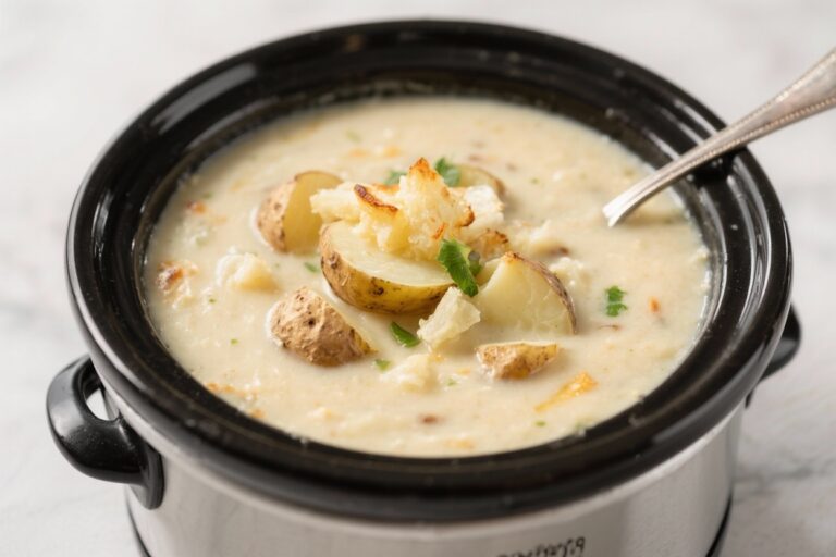 Slow Cooker Baked Potato Soup