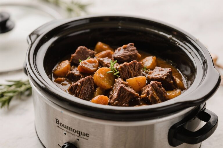 Beef Bourguignon Slow Cooker Recipe