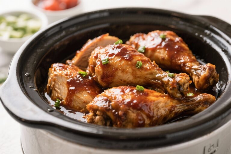 Slow Cooker BBQ Chicken – Tender, Saucy, and Effortless