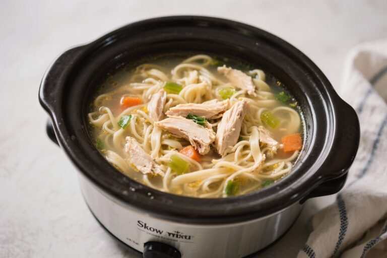 Slow Cooker Chicken Noodle Soup
