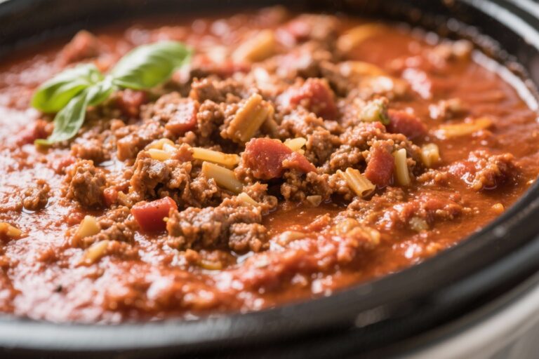 Slow Cooker Bolognese Sauce
