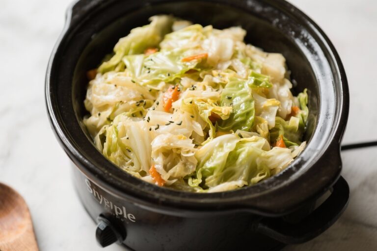 Comforting and Simple Slow Cooker Cabbage