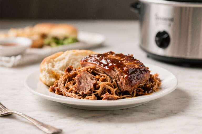 Slow Cooker BBQ Pulled Pork