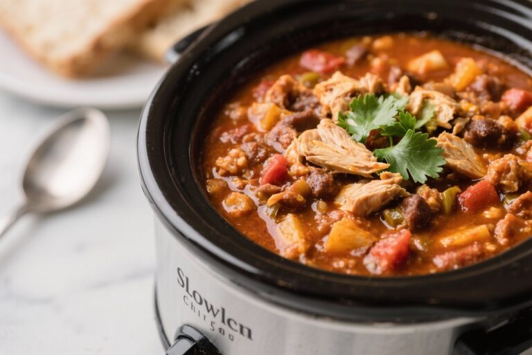 Slow Cooker Chicken Chili