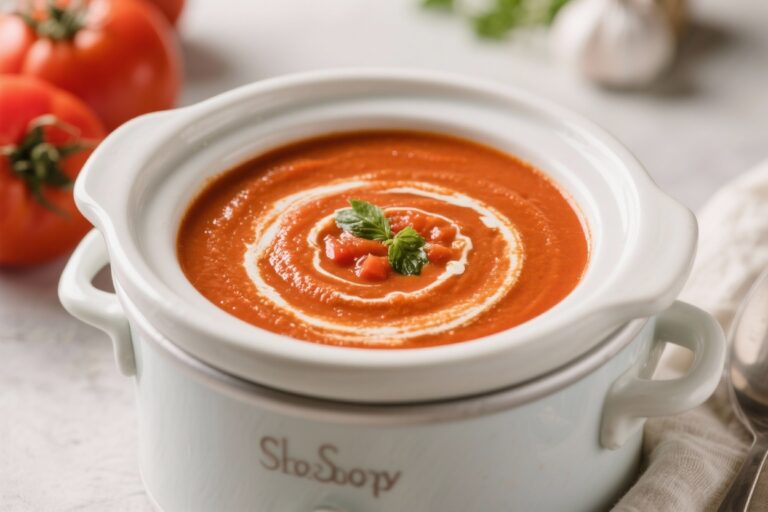 Slow Cooker Tomato Soup – Cozy, Low-Effort Comfort