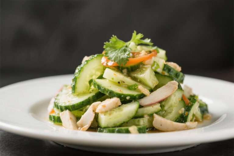 Fresh High Protein Cucumber Salad