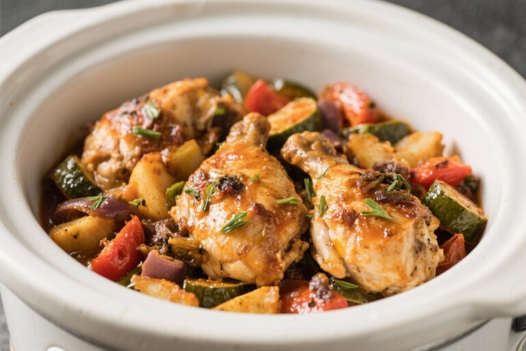 Slow Cooker Mediterranean Chicken