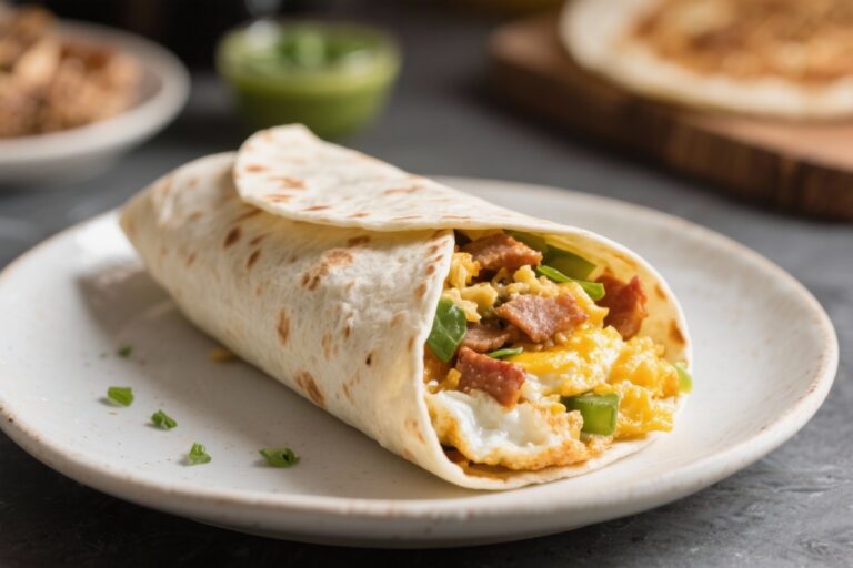 High Protein Breakfast Burrito Recipe