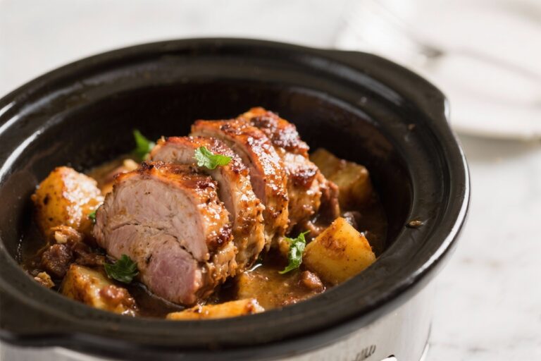 Slow Cooker Pork Tenderloin