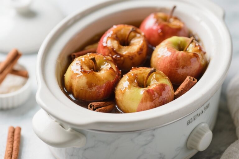 Cinnamon Slow Cooker Apples – Cozy, Comforting, and Easy