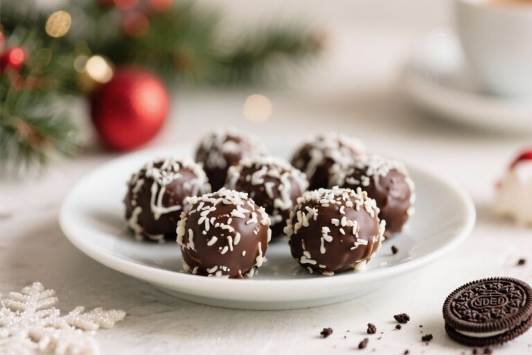 No-Bake Christmas Oreo Balls