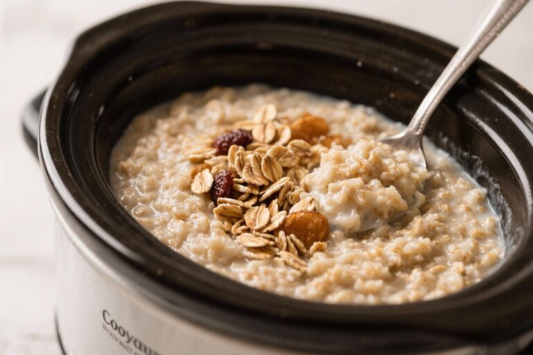 Cozy Slow Cooker Oatmeal