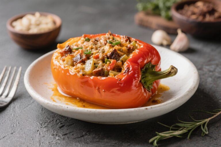 High Protein Stuffed Peppers – A Simple, Satisfying Meal