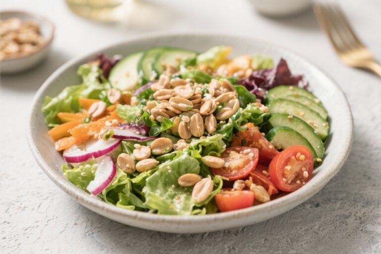 Fresh High Protein Vegan Salad