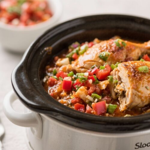 slow cooker salsa chicken