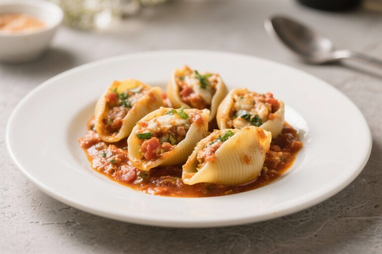 High Protein Stuffed Shells