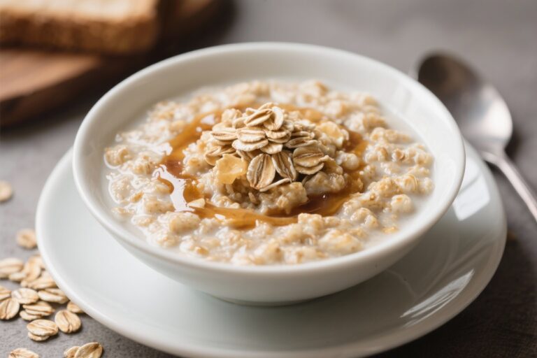 Warm High Protein Oatmeal For A Filling Breakfast