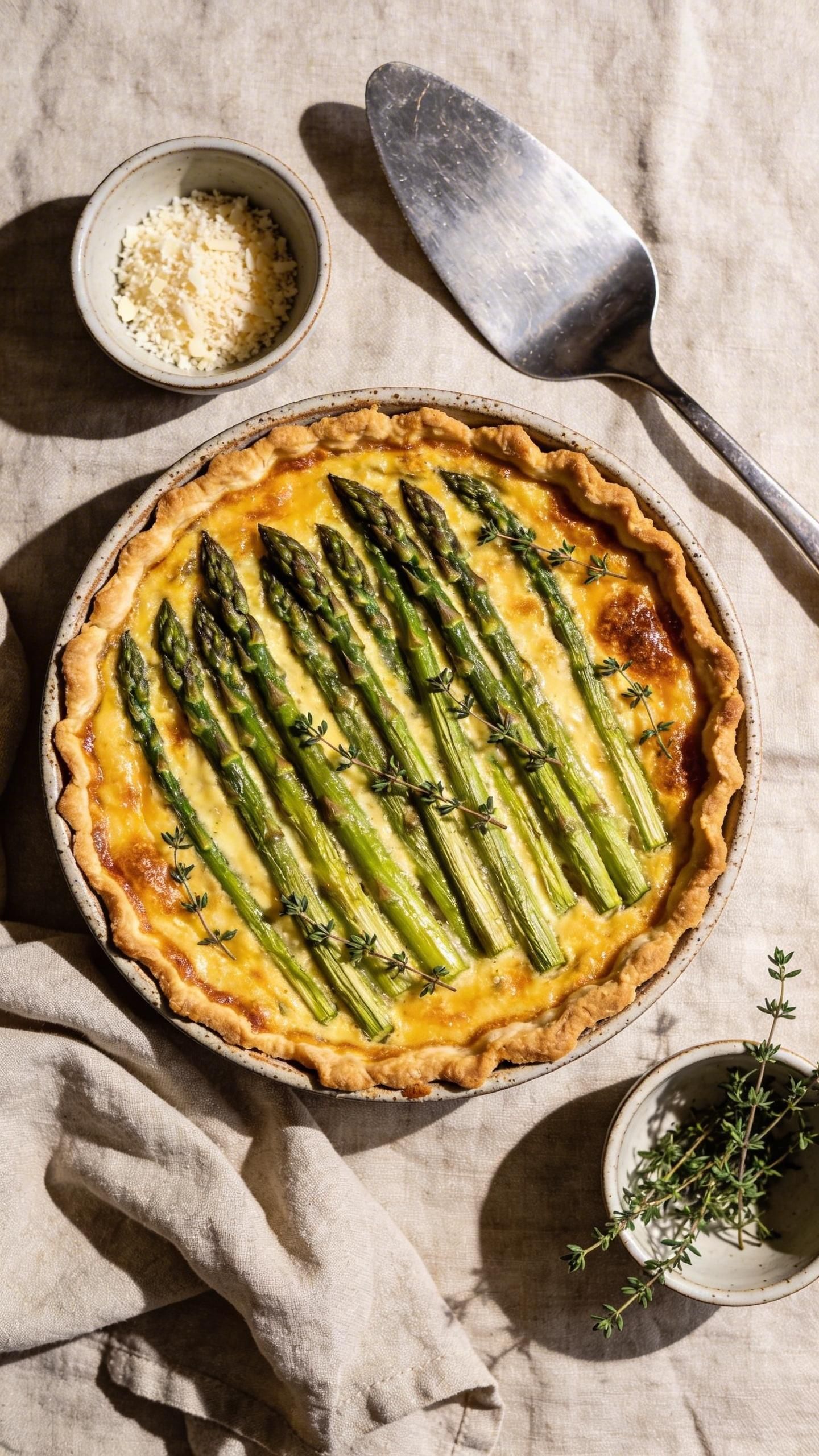 asparagus quiche
