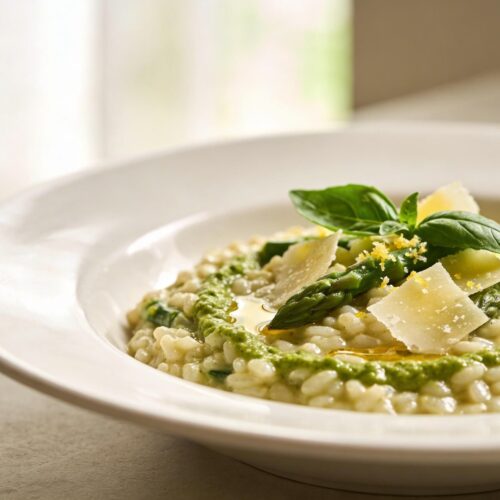 asparagus risotto