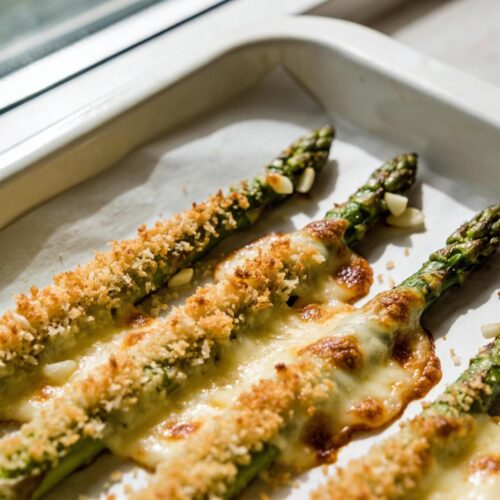 baked asparagus with parmesan cheese